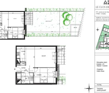 location Appartement T2 DE 48.15m² À CHELLES - Photo 2