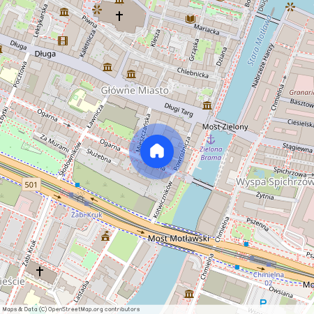 ul. Powroźnicza, Śródmieście, Gdańsk, pomorskie