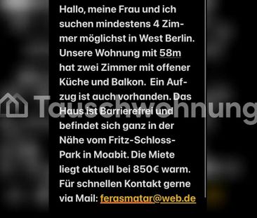 TAUSCHWOHNUNG Barrierefrei Wohnung in Moabit - Photo 1