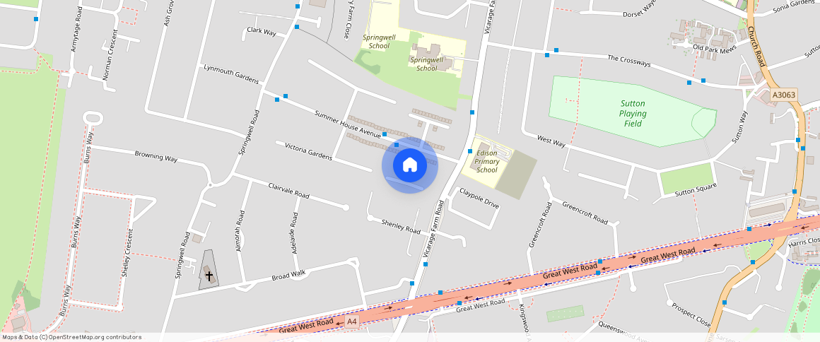 Queens Gardens, Hounslow, TW5