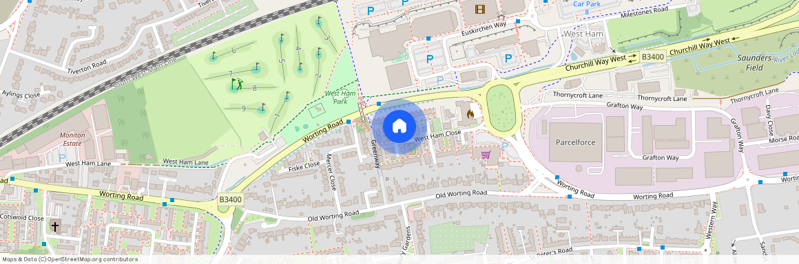 West Ham Close, West Ham, Basingstoke, RG22
