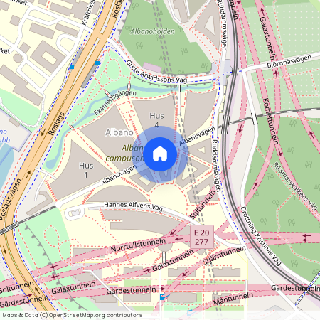 Norra Djurgården, Stockholm, Albanovägen 13