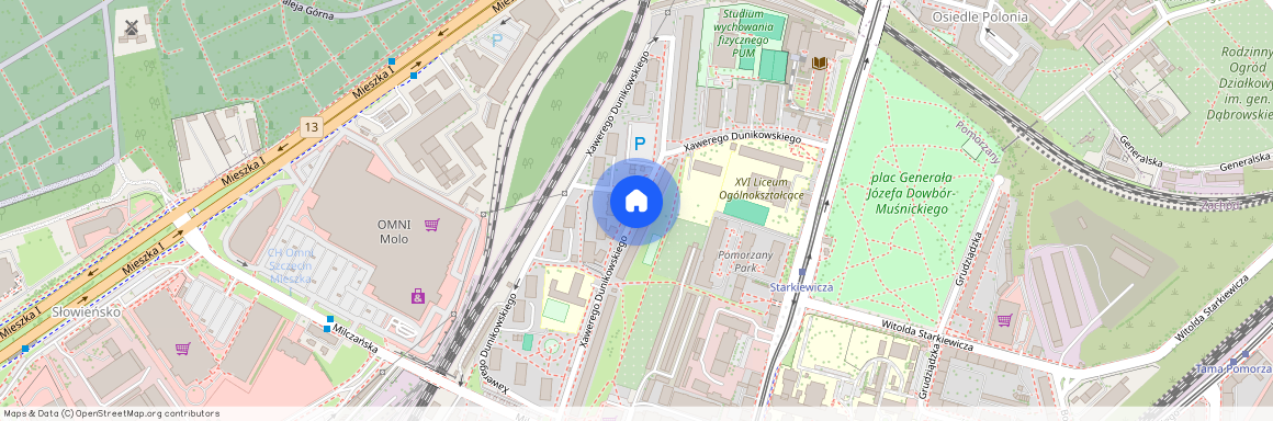 ul. Xawerego Dunikowskiego, Pomorzany, Zachód, Szczecin, zachodniopomorskie