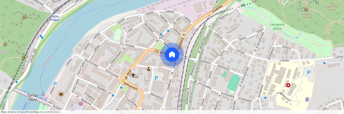 Čsl. armády 1237, Děčín