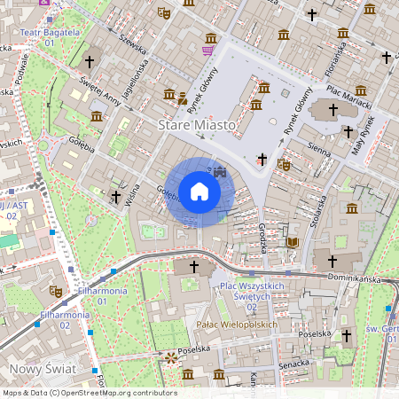 ul. Bracka, Stare Miasto, Stare Miasto, Kraków, małopolskie