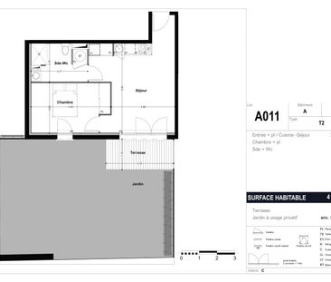 Location Appartement 2 pièces 41m² ST JORY 31790 - Photo 2