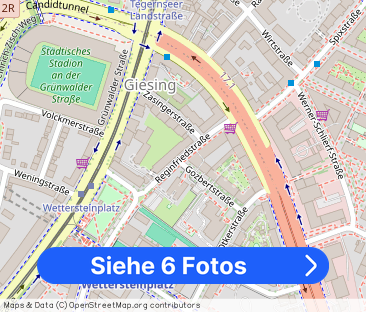 Renovierte 2-Zimmer-Wohnung in Obergiesing, nahe dem Wettersteinplatz - Foto 1