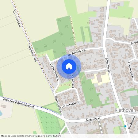 De Hasselt e.o., 5561 CG, Riethoven