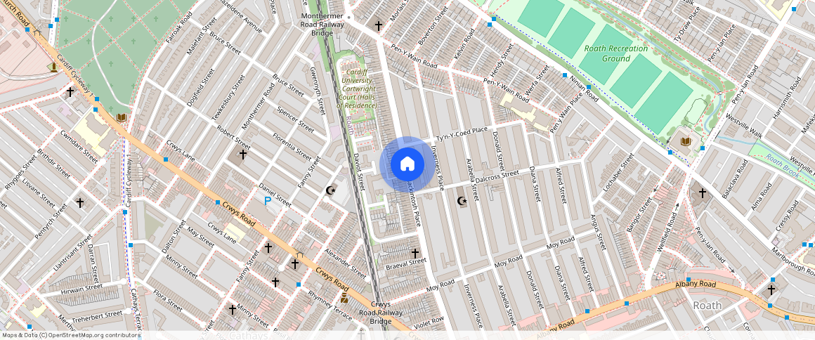 CF24 4RS Roath, Wales, Cardiff