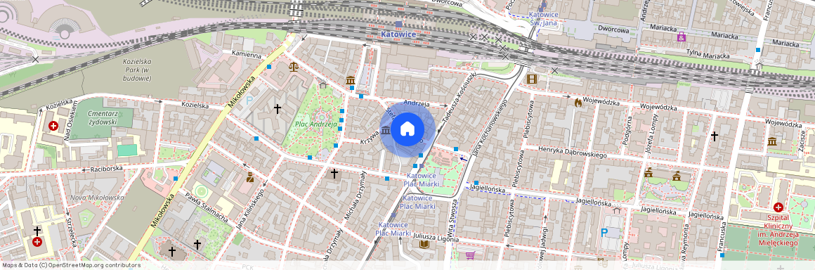 ul. Stefana Batorego, Śródmieście, Katowice, śląskie