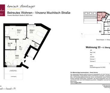 Geförderte Mietwohnung mit 3 Zimmer : Generationswohnhaus Vinzenz -... - Photo 2