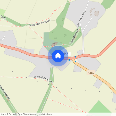 Lyonshall, Kington, Herefordshire, County