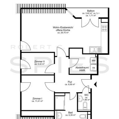 Neubau / Erstbezug: Modern und gut geschnittene 2,5-Zimmer-Dachgeschoss-Wohnung - Foto 1