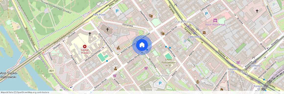 ul. Stefana Okrzei, Stara Praga, Praga-Północ, Warszawa, mazowieckie