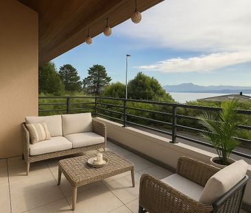 LUTRY - APPARTEMENT D'EXCEPTION AVEC VUE SUR LE LAC ET LES ALPES - Photo 4