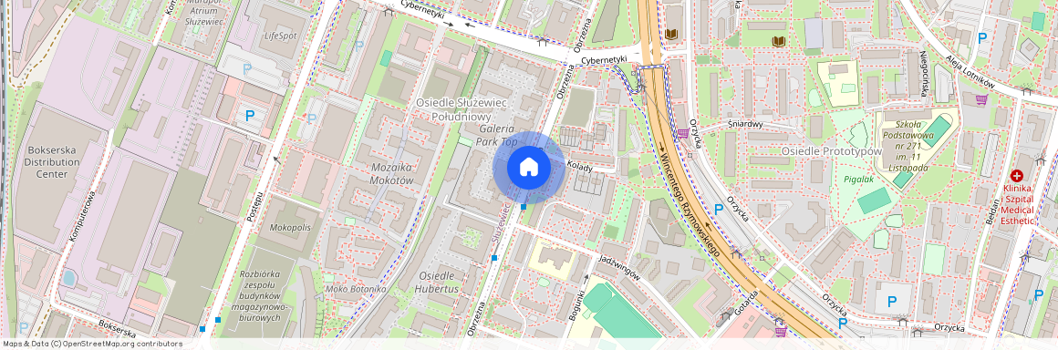 ul. Obrzeżna, Służew, Mokotów, Warszawa, mazowieckie