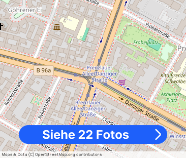 2 Zimmer möblierte und neurenovierte Mietwohnung in Berlin-Prenzlau... - Foto 1