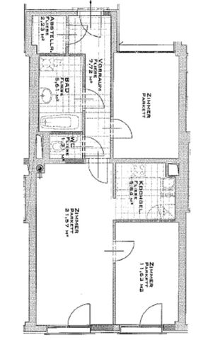 HOLBEINGASSE, 68 m2 Altbau, Wohnküche, 2 Zimmer, WG-geeignet, Komplettküche, Wannenbad, Parketten, 4. Liftstock - Photo 4