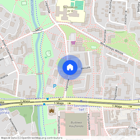 ul. Wesoła, Dębowa Góra, Sosnowiec, śląskie