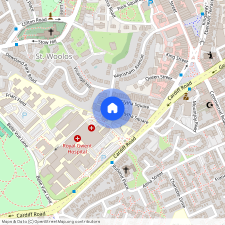 Clytha Square, NP20