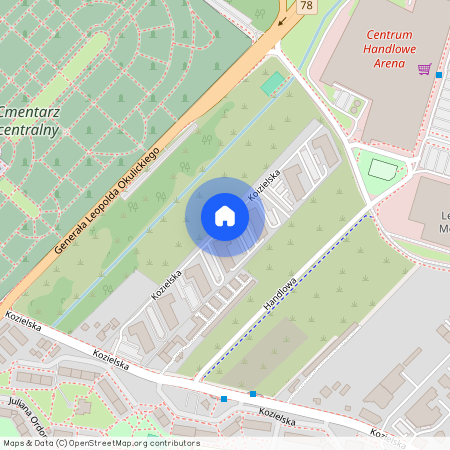 ul. Kozielska, Wojska Polskiego, Gliwice, śląskie