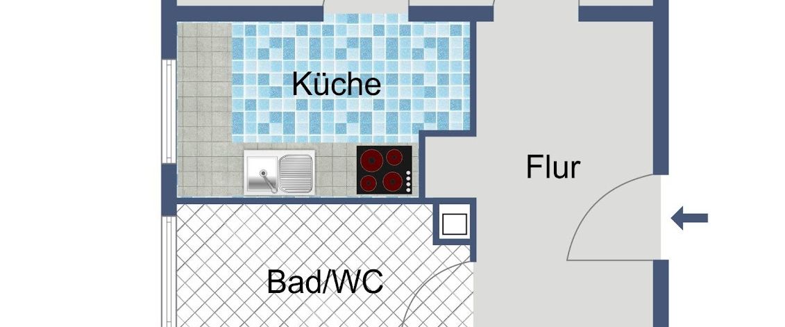 Auf der Suche nach neuen Mietern! Gemütliche 2-Zimmer-Wohnung ! - Photo 1