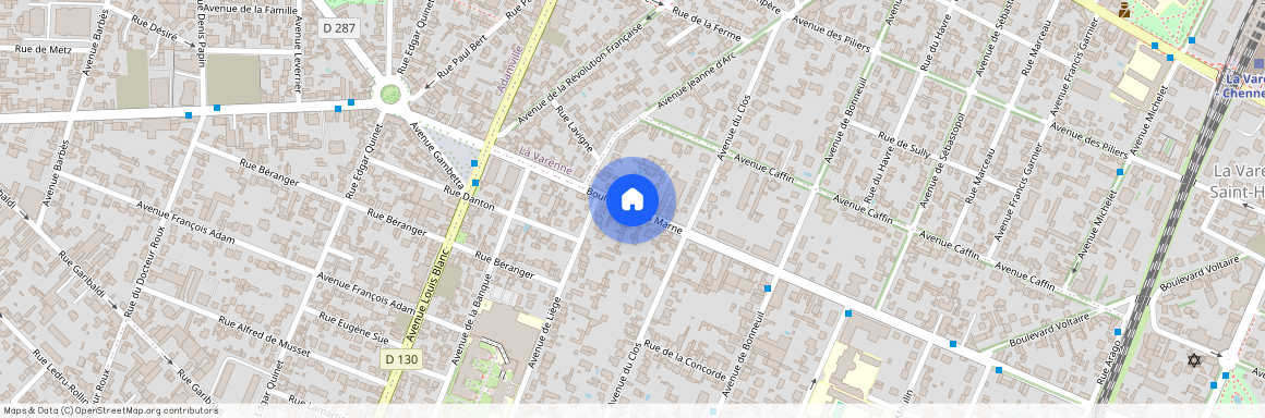 Boulevard de la Marne et Avenue Voltaire 94210 Paris