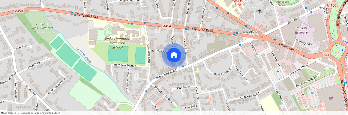 Crawford Road, Merridale, Wolverhampton
