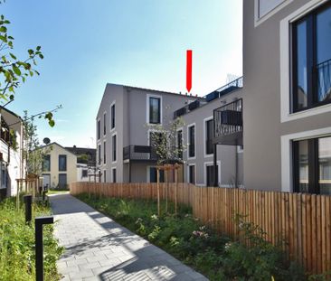 Einmaliger Neubau direkt am Marktplatz von Grafing! Zwei Zimmer mit großer Dachterrasse - Foto 1