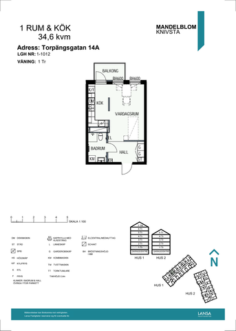 Torpängsgatan 14A, 74130, Knivsta - Foto 3