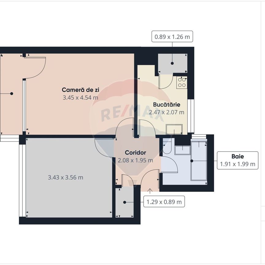 Apartament cu 2 camere de închiriat în zona Eroii Revolutiei - Photo 1