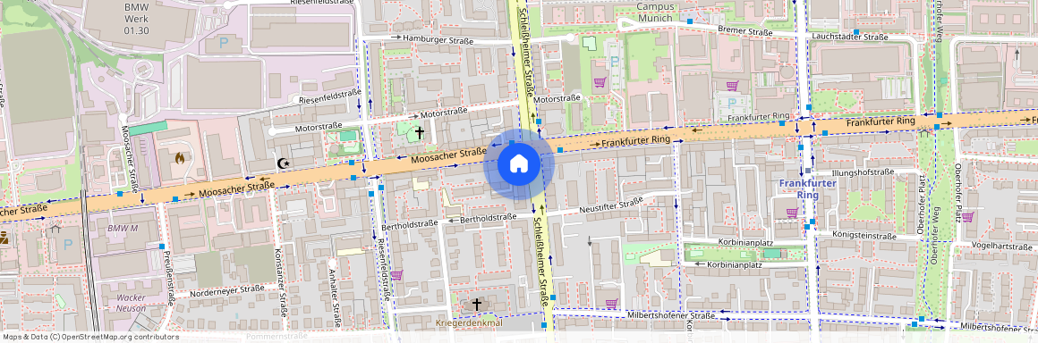 Schleißheimer Straße 327, 80809 München - Milbertshofen - Am Hart