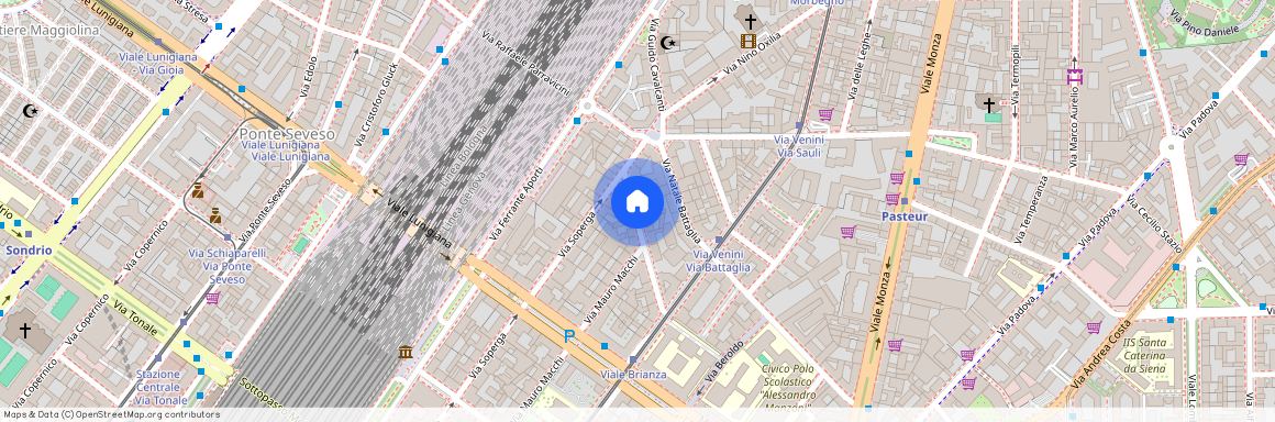 Via Pietro Marocco 16, 20125 Milan MI, Italy