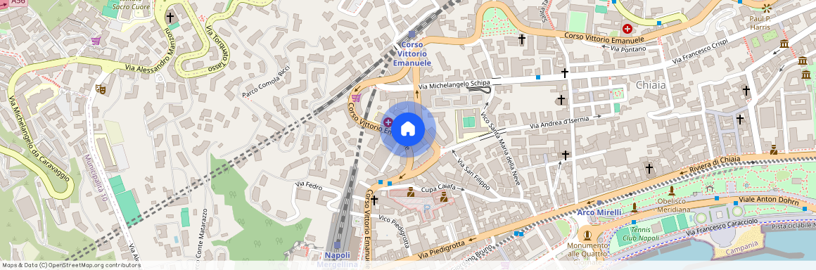 Napoli, Via Enrico Fermi - Cv Emanuele Lato Mergellina