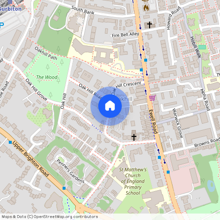 Oak Hill Crescent, Surbiton