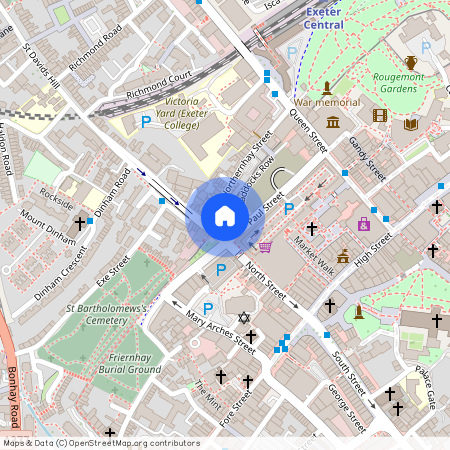 3-Bed Flat in The Courtyard St Annes Well Mews, Lower North Street, Exeter