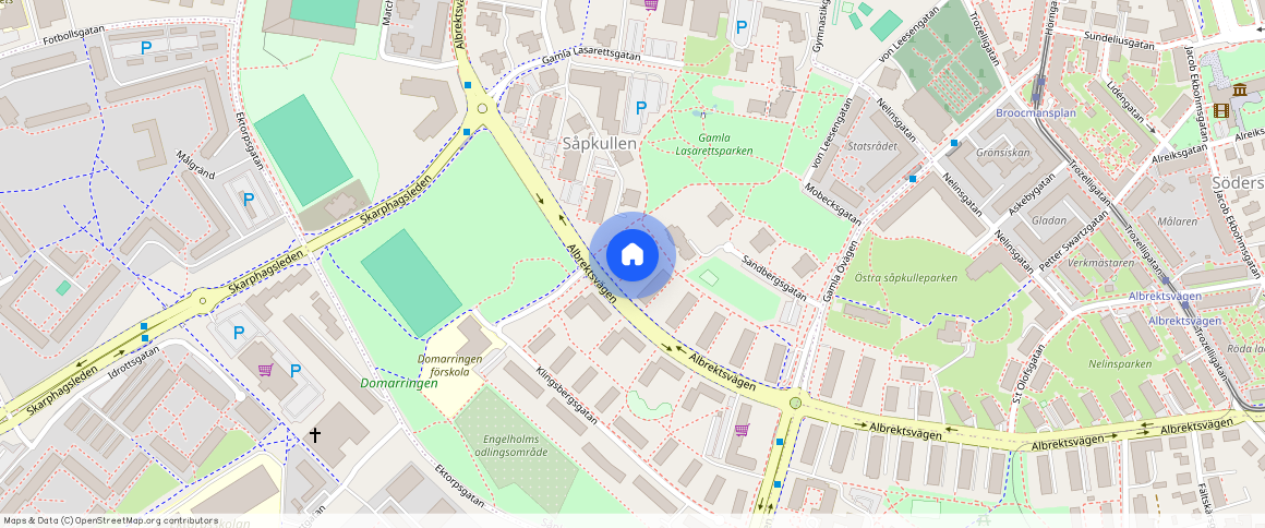 Albrektsvägen 132 B, Såpkullen