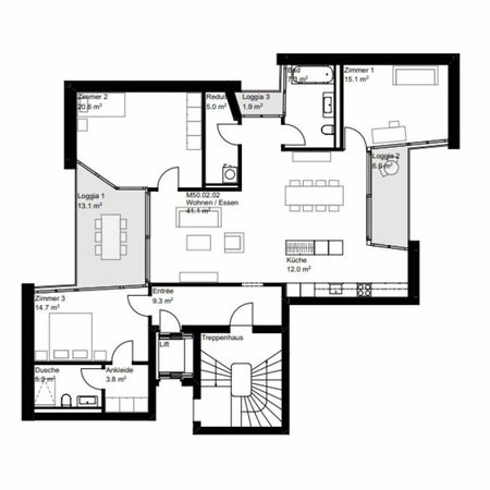 Exklusive 4.5 Zimmerwohnung auf dem Bruderholz - Foto 4