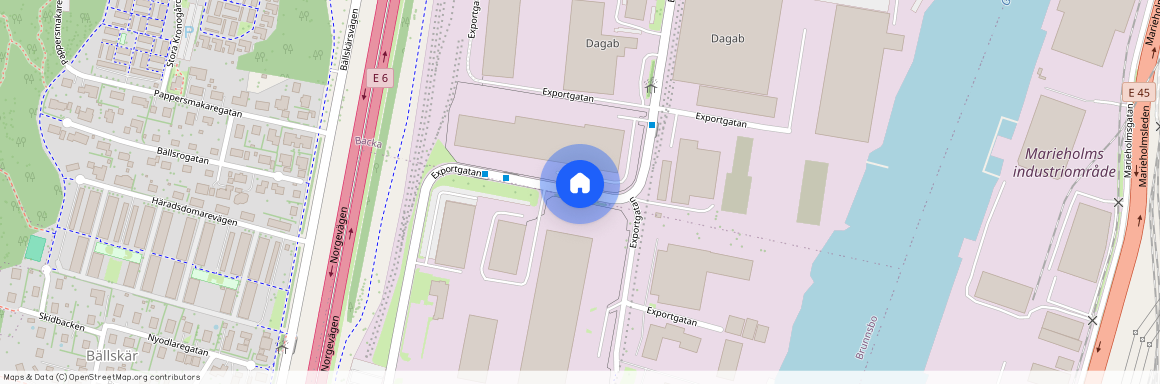 Exportgatan, Hisings Backa