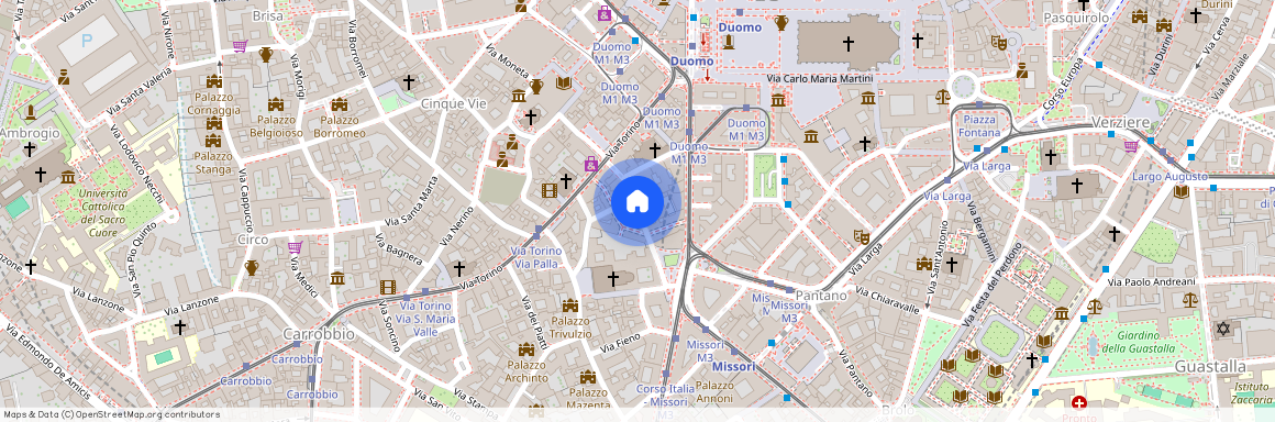 Via dellUnione, Milan, Lombardy 20123