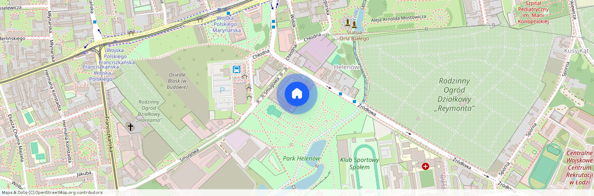 ul. Źródłowa, Helenów, Bałuty, Łódź, łódzkie