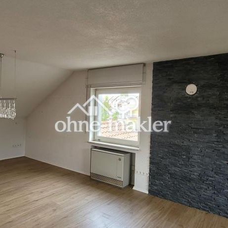3 Zimmer Dachgeschosswohnung Diedelsheim mit Terrasse - Foto 1
