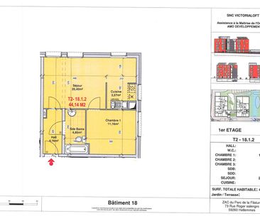 Location Appartement 2 pièces 44m² - Photo 6