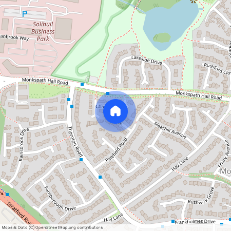 Crimscote Close, Monkspath, Solihull, West Midlands, B90