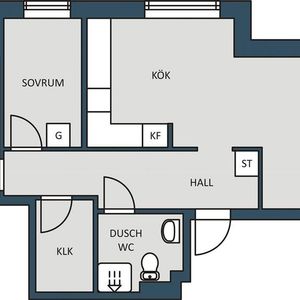 3 Rum och kök, Centrum - Photo 3