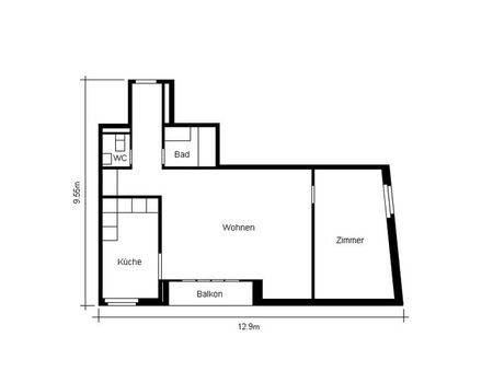 Grosszügige 2-Zimmer Wohnung in Zürich-Oerlikon - Photo 2