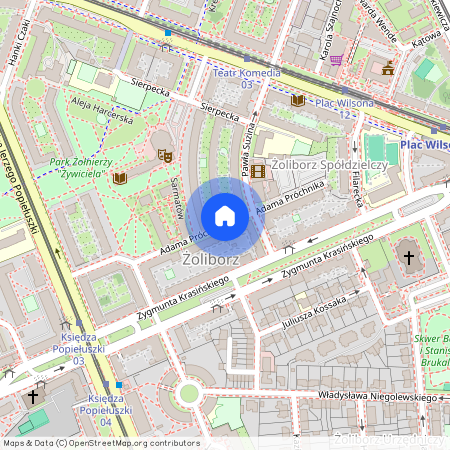 ul. Adama Próchnika, Stary Żoliborz, Żoliborz, Warszawa, mazowieckie