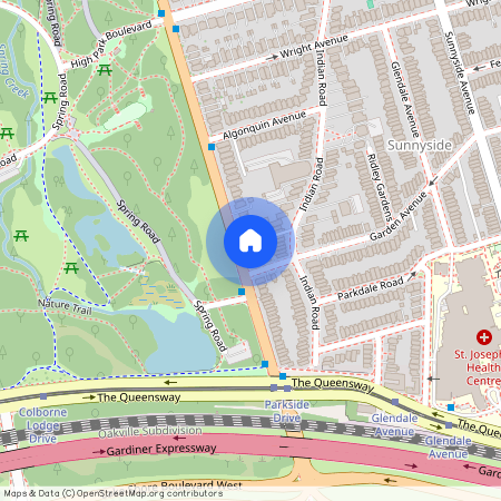 95 Parkside Drive Unit# Rear, Toronto