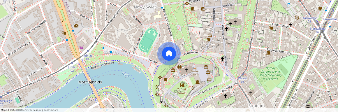 ul. Podzamcze, Nowy Świat, Stare Miasto, Kraków, małopolskie