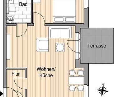 Preisgünstige und interessante 2-Zimmer-Wohnung - Photo 1